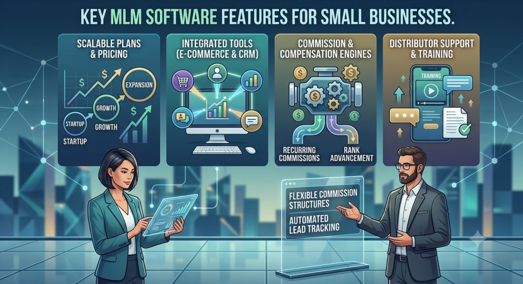 Which MLM Software Providers Offer the Best Features for Small Businesses?