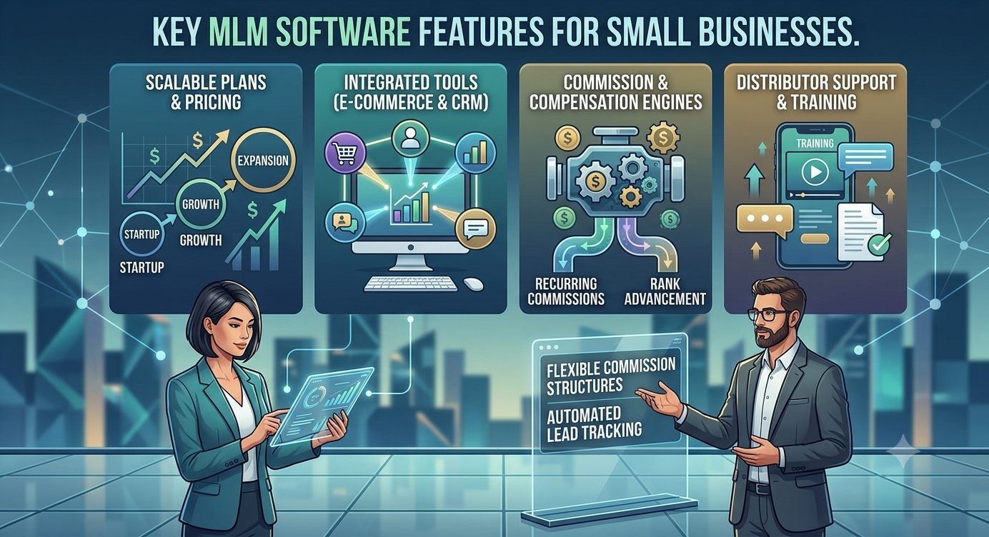 Read more about the article Which MLM Software Providers Offer the Best Features for Small Businesses?