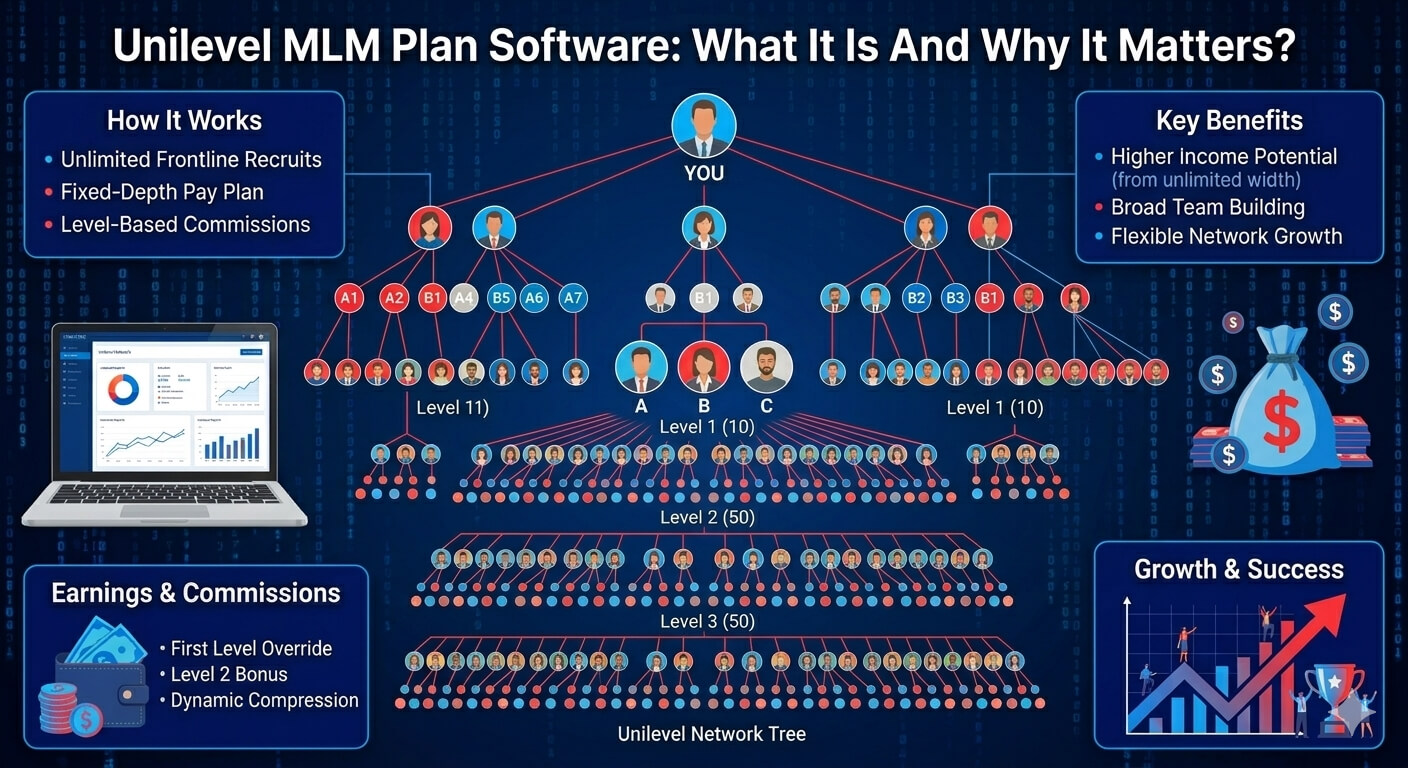 Unilevel MLM Plan App Unilevel MLM Plan App